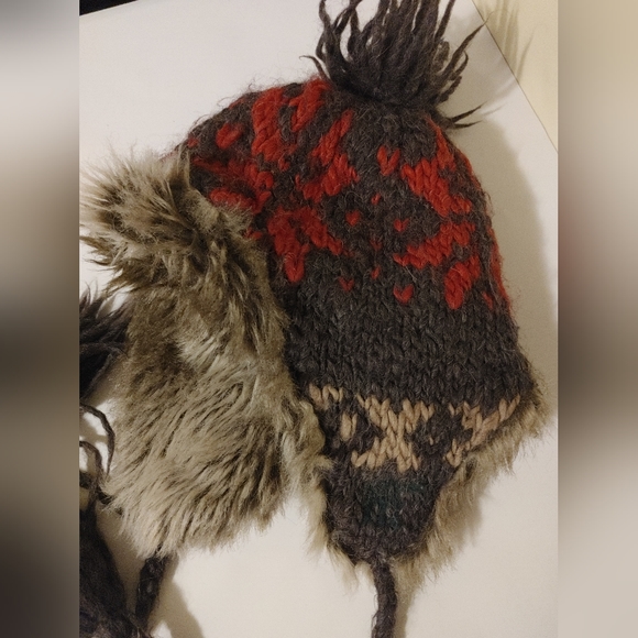 American Eagle Trapper Hat Comfy WARM Alpaca - Wool 🦙 Winter Christmas Snow ❄️ - Picture 5 of 6